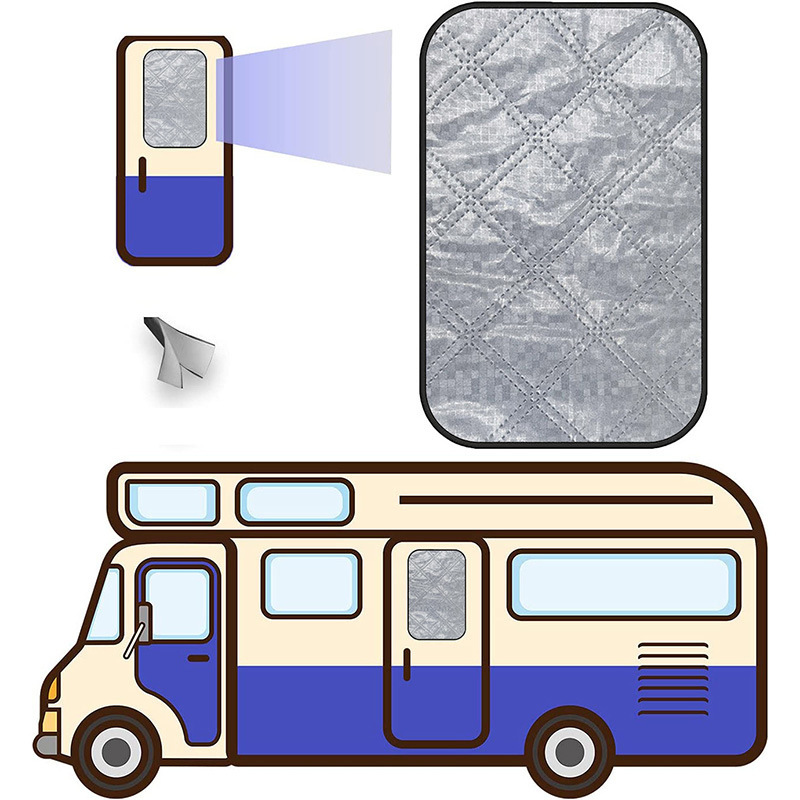 New hot-selling car thickened ultrasonic side window sunshade camp privacy Peep-proof shading fabric RV door side Shield