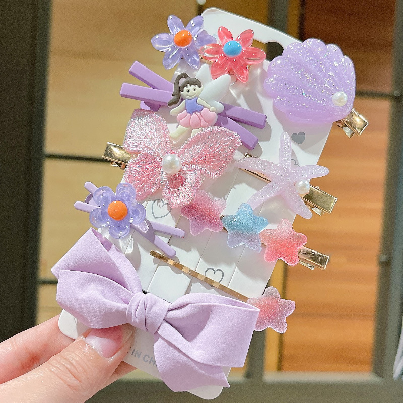 50g Weight Hair Clip Hair Accessories Type 1 Set Quantity Holiday, Daily Occasion Plastic Material Flower, Bow Knot Pattern All Seasons Season Girl'S Gender Cute, Simple Style Style Cute Simple Style Girl'S Flower Bow Knot Plastic Hair Clip 8