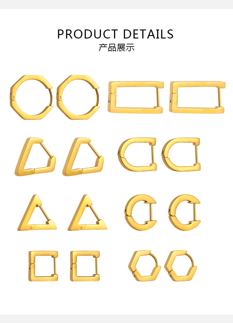 Pointed titanium steel lip stud product view