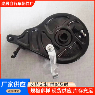 電動車配件110電機一體化電動車鼓蓋電摩后鼓剎總成簡易款新國標