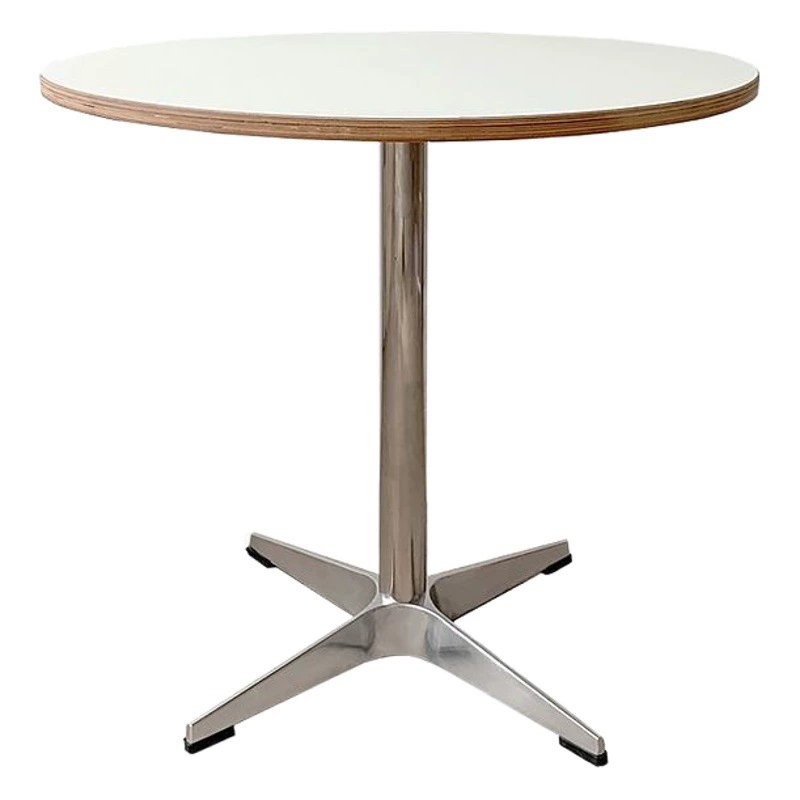 Средневековый обеденный стол Eames Online Celebrity ins Стол для блоггера Маленькая квартира Дизайнер с прямыми ножками ведет переговоры Кофейный круглый стол