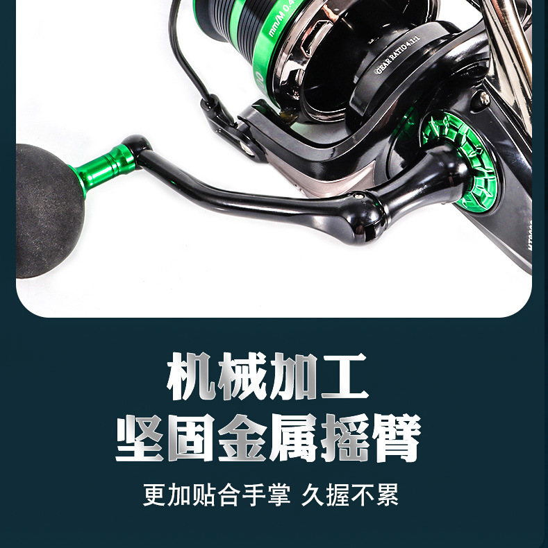 Nuevo carrete de largo alcance carrete de pesca rueda giratoria