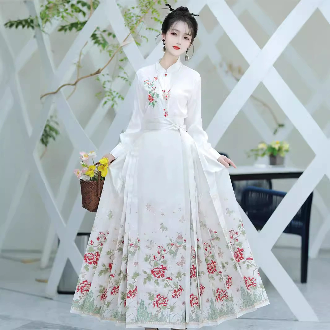 Сорока пион оригинальная легкая юбка с конским лицом