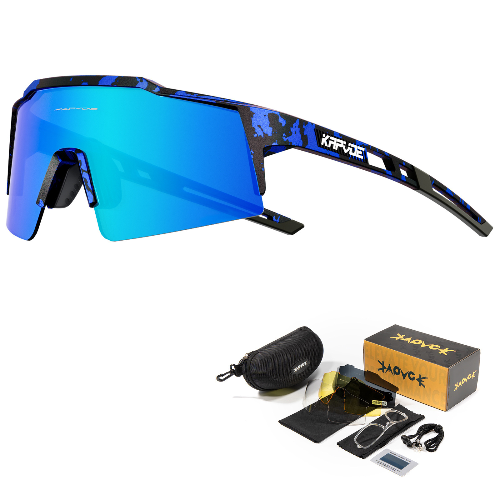 Gafas de Sol para Ciclismo TR90 Polarizadas A Prueba de Viento para Ciclismo de Montaña image 21