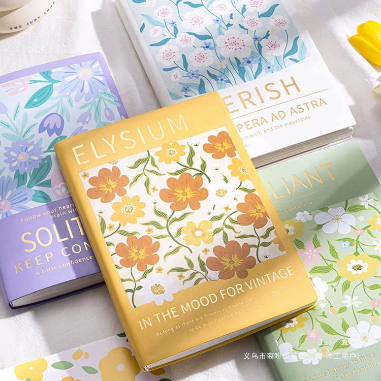 A5 oil painting notebook high aesthetics blank book museum stamp check-in travel stamp collection planner journal