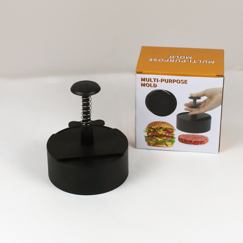 Cross-border new ABS plastic hamburger meat press kitchen round press meat press household meat pie press mold
