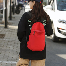 双肩包户外轻便旅游休闲包防水尼龙布时尚出行登山包女薄款行李袋