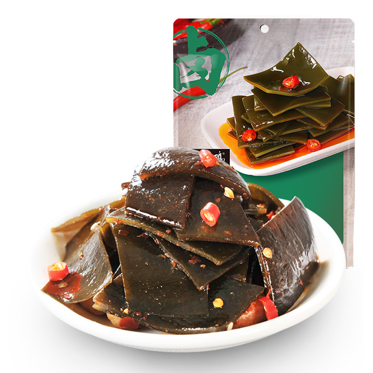 Little duck kelp slices 115 spicy flavor healthy snack snacks casual vegetarian ready-to-eat snacks kelp wholesale