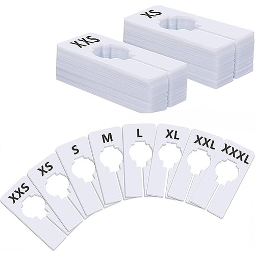 Cross-border clothing baby clothing display size separation sign classification used plastic wardrobe square size plate