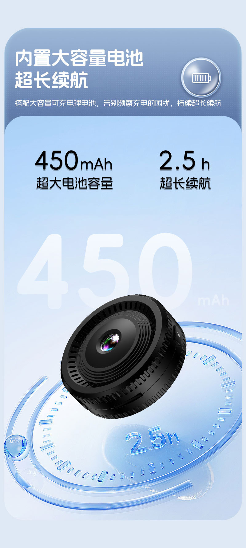私模C8摄像头200万高清广角WiFi小相机移动侦测app推送家用摄像机