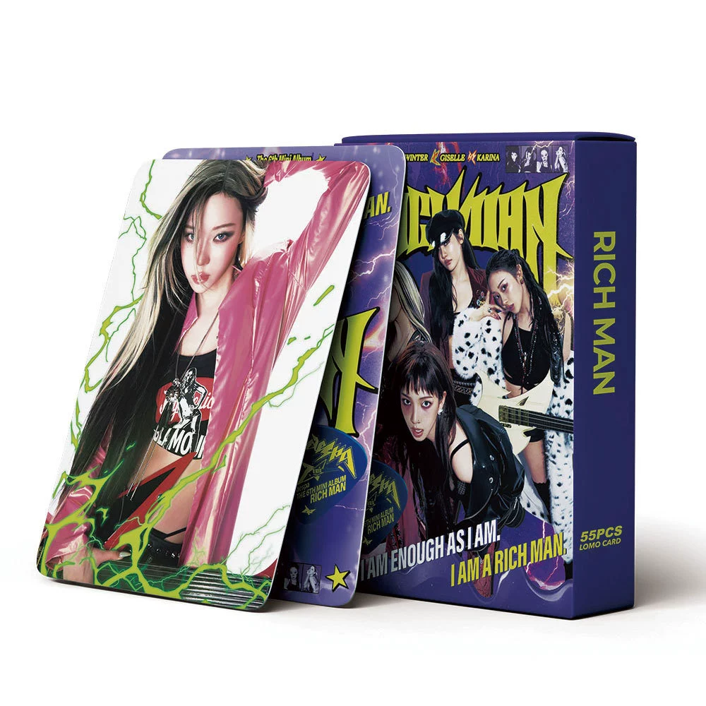 KPOP Интегрированная ссылка G-iDle альбом IDOL поддерживает фото карточку IVE ZB1 комбинация 55 маленьких фильмов