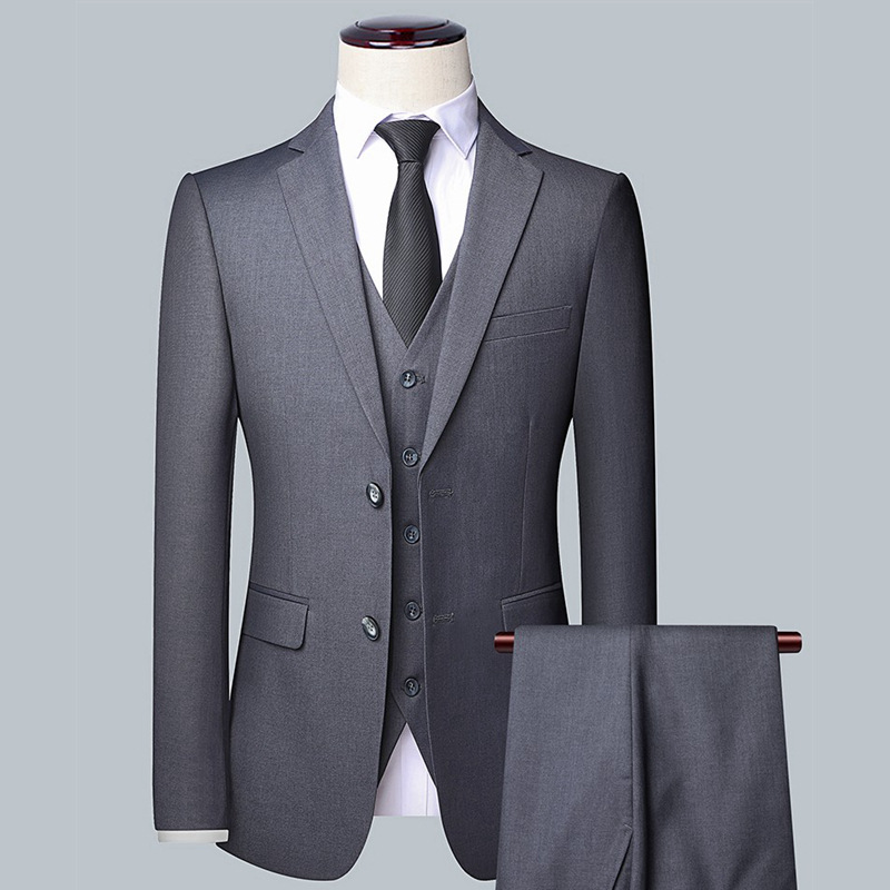 Tengrun men's suits business casual slim...