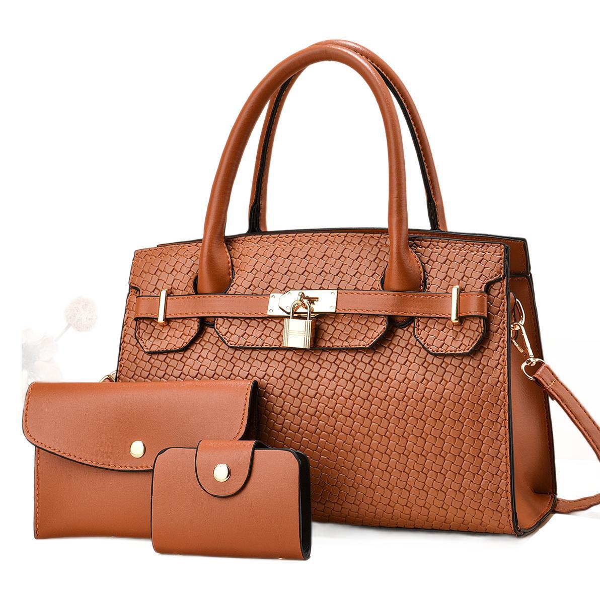 Taizhou bolso de mujer nuevo bolso para niños bolsos de alto valor transfronterizo bolsos de mano atmósfera empalmado bolsos de hombro bolsos de comercio exterior