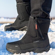 2025户外冬季女鞋雪地靴东北高帮加绒加厚保暖防水防滑短筒大棉鞋