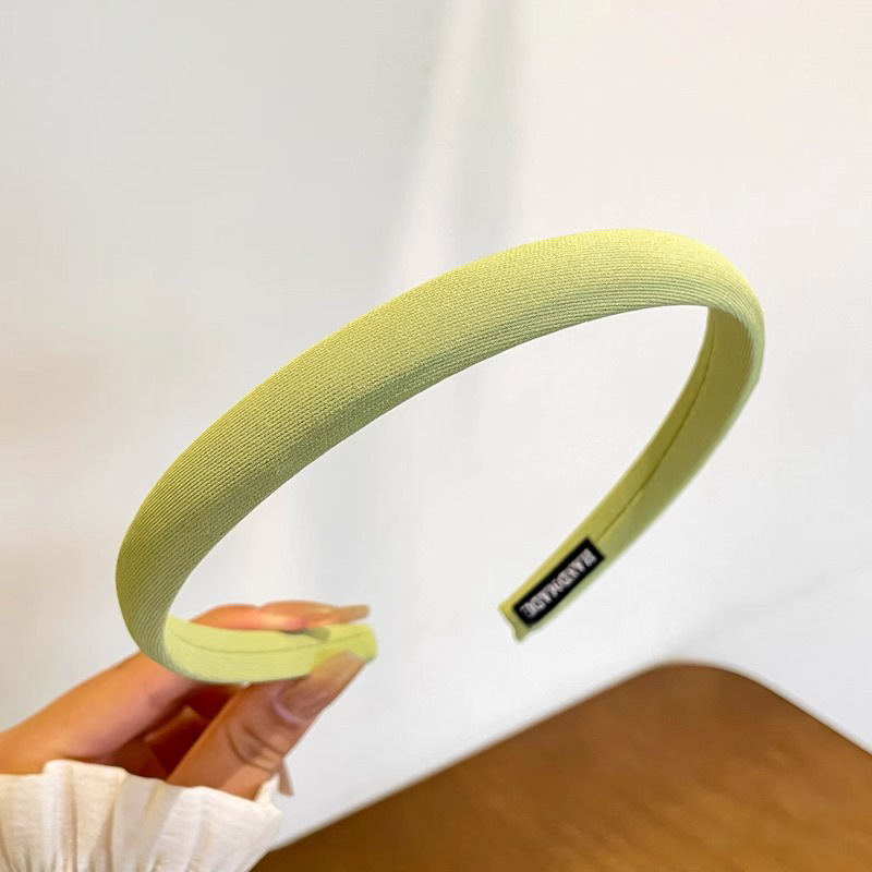 Colegio coreano estilo estriado bandas de cabeza de chicas simple bandas de pelo delgado de presión universal tarjeta de pelo 2025 nuevo toque de cabeza primavera