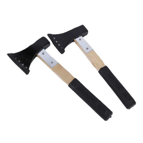 Manufacturer wholesale wooden handle reinforced ax leather handle reinforced woodworking ax worker outdoor household hand ax for wood splitting ax