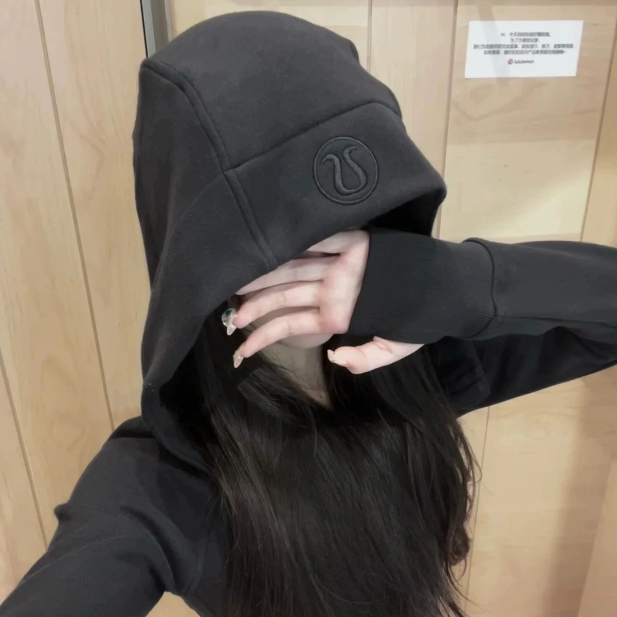 Женская толстовка с капюшоном и молнией, утепленная флисом, с вышитой оригинальной этикеткой Lulu, облегающий крой, спортивная куртка для йоги, теплый верх.