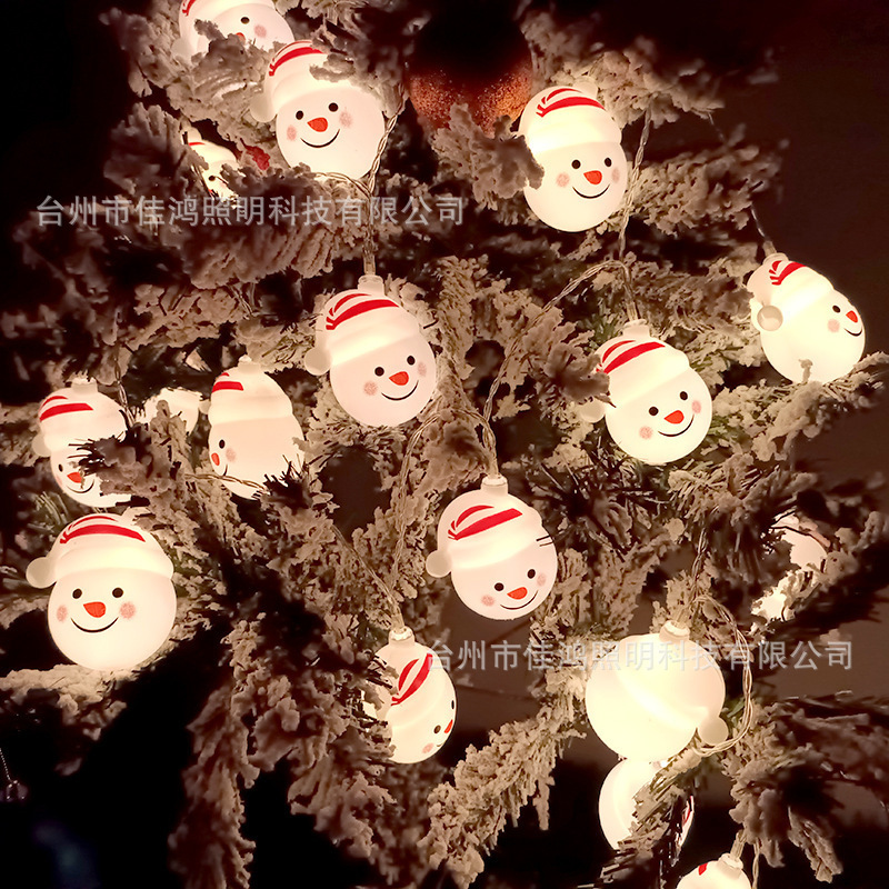 Luz LED de Navidad transfronteriza, decoración de ventana de cadena, tamaño colgante, estilo personalizable, gran cantidad de precio preferencial