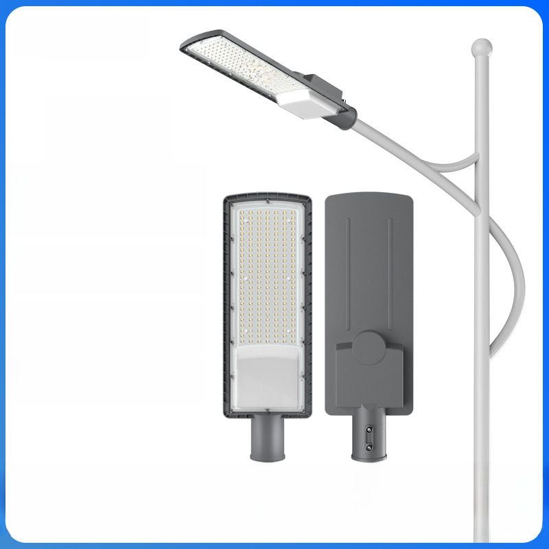 Foreign trade Engineering super bright high power new rural led Road street light square high pole lighting single double arm street lamp head