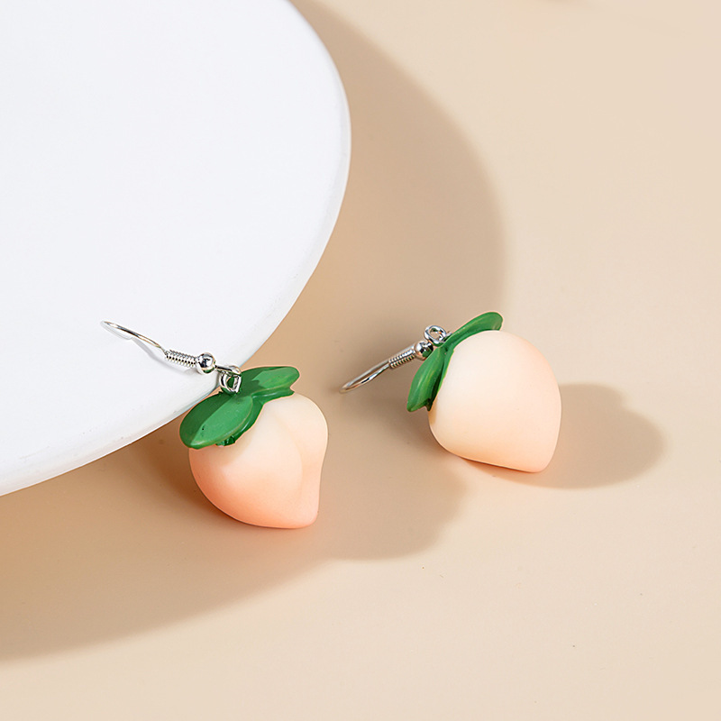 Lifelike Fruit Eardrops Cute Exquisite Small Ear Jewelry display picture 5