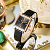 Fashionable trend square swiss watch, small universal belt, waterproof quartz watches, simple and elegant design