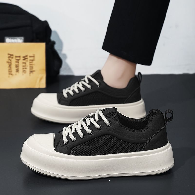 Men's Sneakers, Summer 2026 New Fashion, Thick-soled Casual Running Shoes, Mesh, Non-slip, Stylish And Trendy_vogvips.com