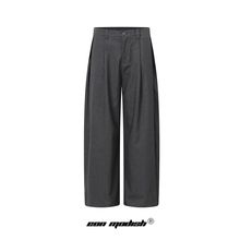 Eon Modish 25秋季New美式复古垂感条纹休闲西装长裤