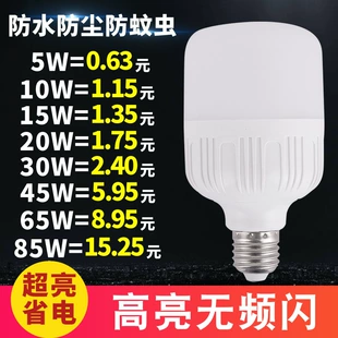 LED-лампа E27/B22 яркая для дома