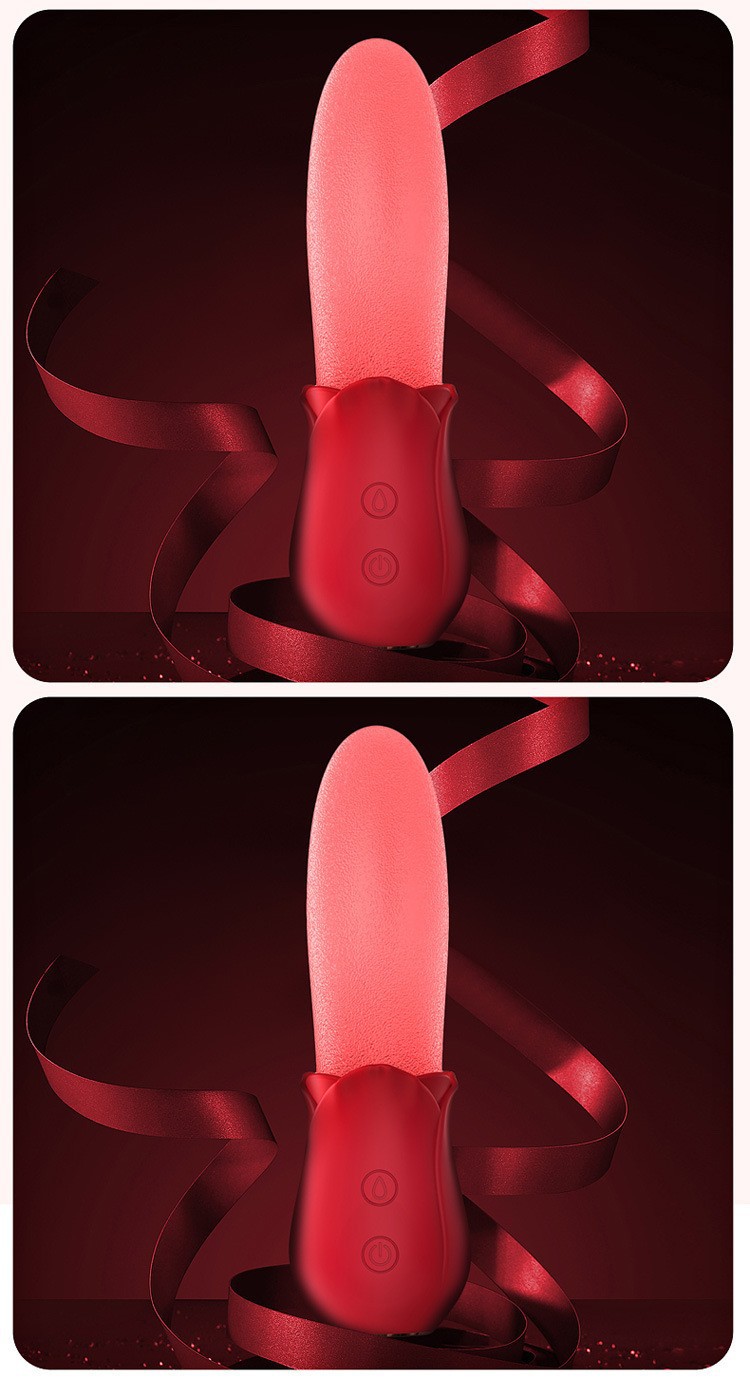 Stimulateur clitoridien avec vibrateur langue pour plaisir_voghion.com