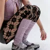 Sakura rhombus mesh black