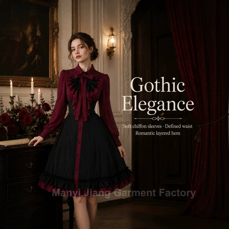 Medieval Gothic Bow Dress Renaissance Cosplay Long Dress Halloween Steampunk Women's Dress Medieval Gothic Bow Dress Renaissance Cosplay Long Dress Halloween Steampunk Women's Dress