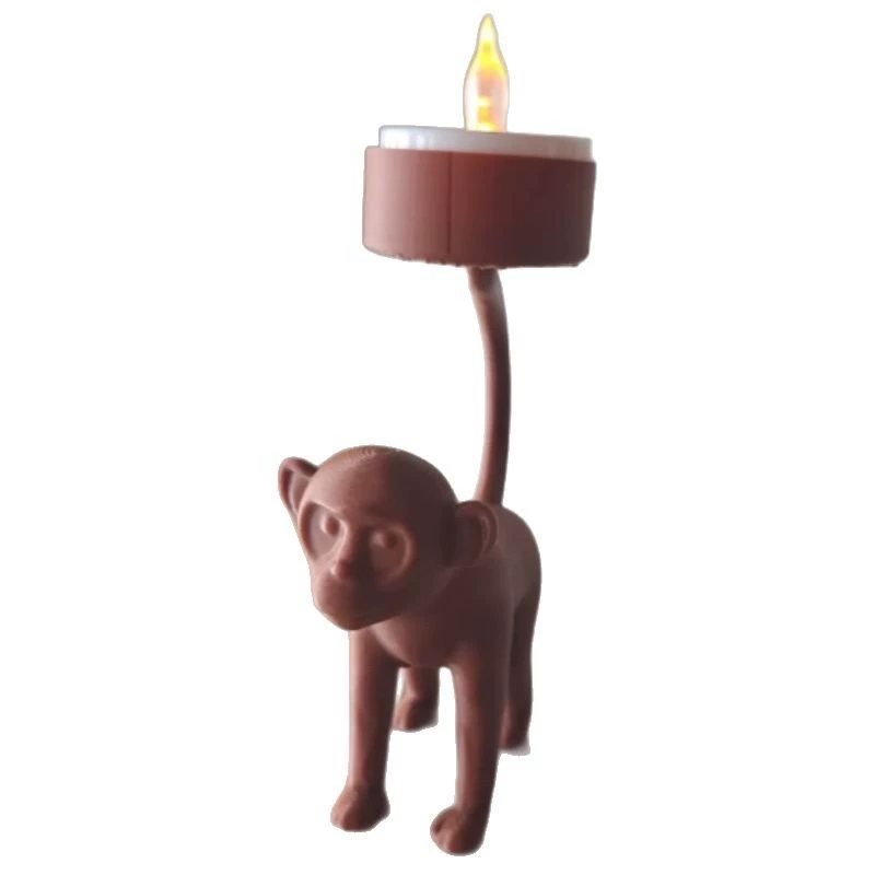 跨境新品Monkey candlestick猴子烛台创意动物烛台家居客厅装饰品