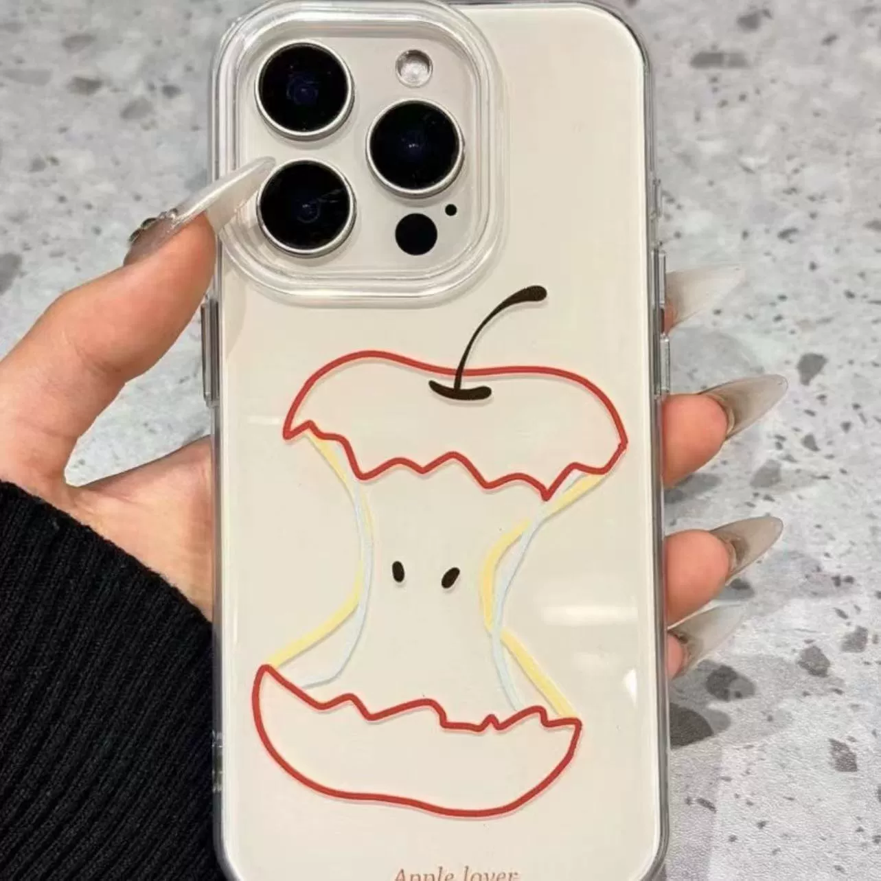 Линия граффити новое Apple 17 подходит для iPhone16 чехол из мягкого материала Apple 15прмакс милый 14плюс простой 13