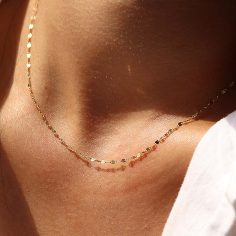 Geometric, Solid Color Pattern 925 Sterling Silver Plating Geometric Solid Color Necklace