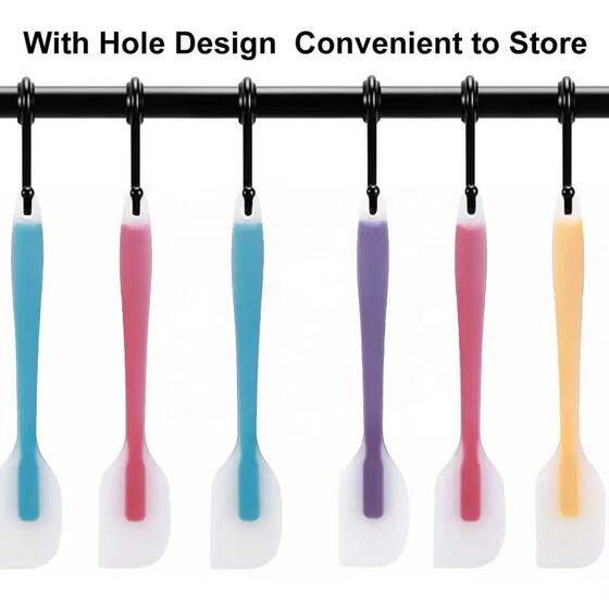 Cake spatula translucent one-piece food grade high temperature resistant mixing cream scraper silicone spatula baking tool