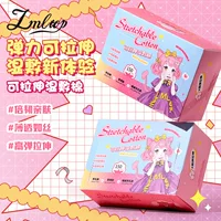 LMLTOP открытые влажные компрессы из хлопка, 150 штук, растягивающиеся, для макияжа, для глаз, без обрезки, SY642, тщательно отобранные