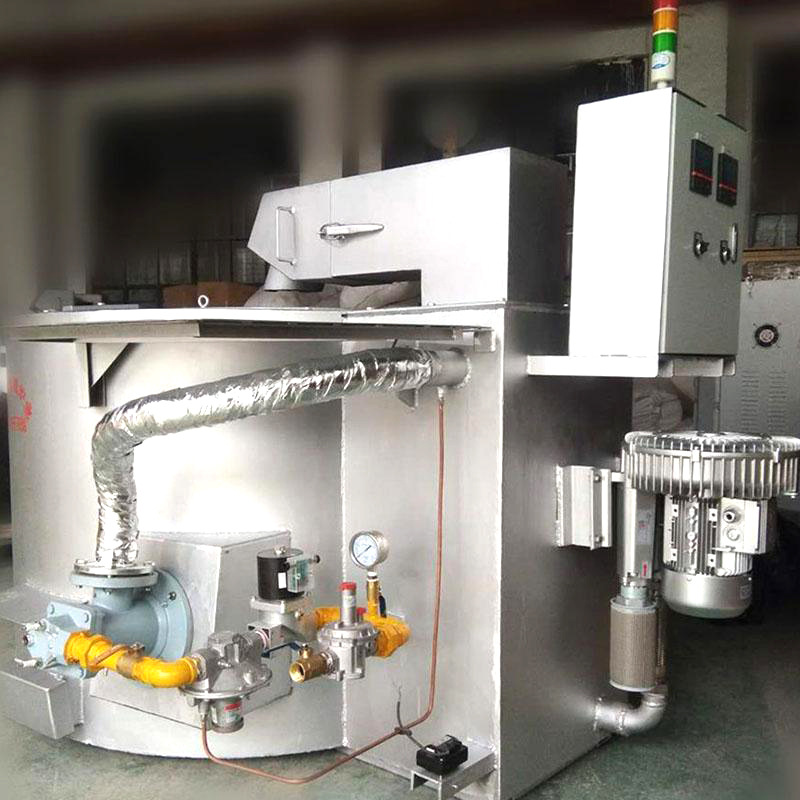 厂家供应燃气式坩埚熔铝炉 坩埚式熔化保温燃气炉 铝合金熔化炉