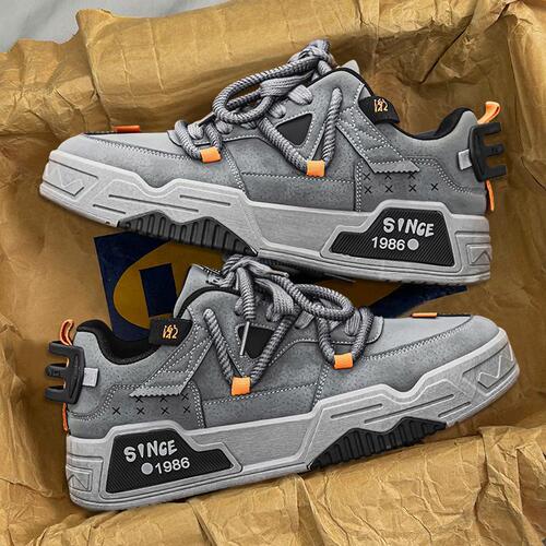 Spring Men's Shoes New Fashion Low-Top Board Shoes Trendy Matchable Student Sports Shoes Casual Korean Style Men's Fashion Shoes