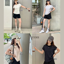 裸感女士运动套装4.0升级款健身服夏季薄款跑步速干T恤时尚休闲装