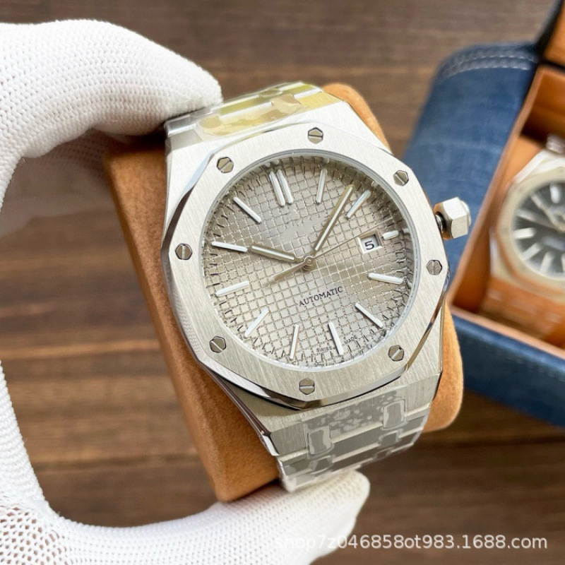 Cross-border Love Royal Oak P reloj mecánico automático reloj de acero para hombres reloj de negocios comercio exterior divisas