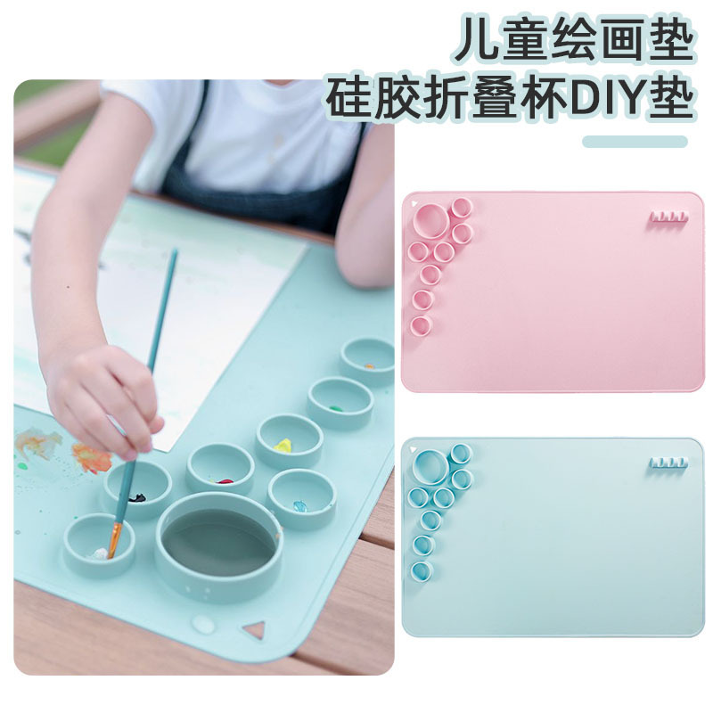 Parent-child silicone mat placemat