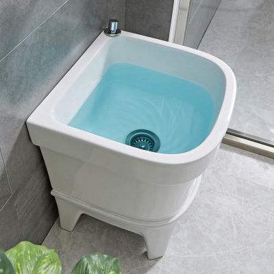 ceramics Mop pool balcony trumpet Mop pool Mop pool household TOILET square automatic Launching device Cross border