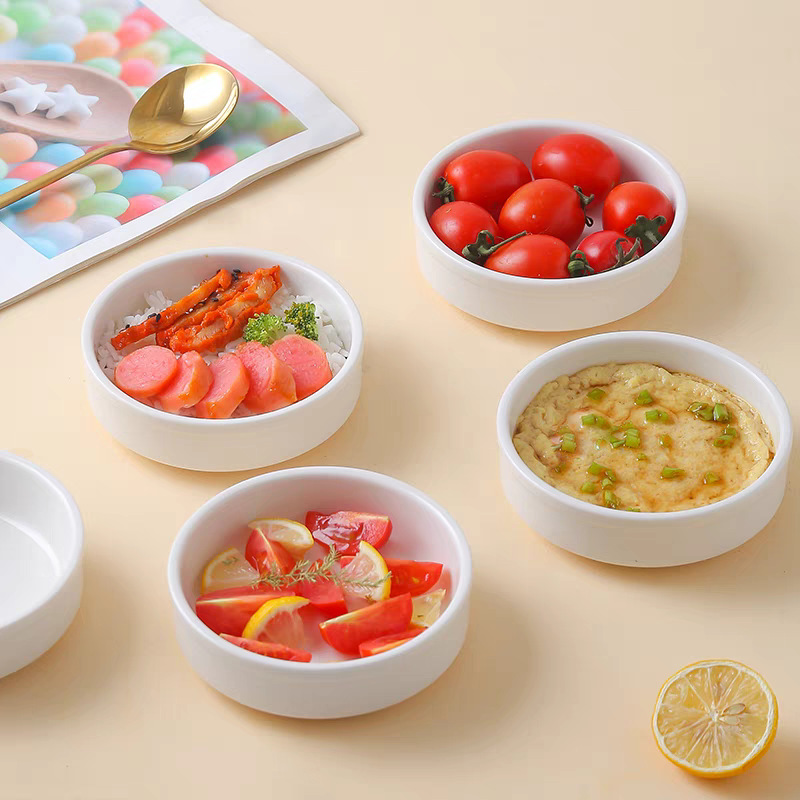 Baby Steamed Vegetable Bowl, Small Bowl, White Porcelain Bowl, Steamed Rice Bowl, Steamed Vegetable Bowl, Rice Bowl, Ceramic Bowl, Earthen Bowl, Steamed Egg Custard Bowl, Steamed Bowl