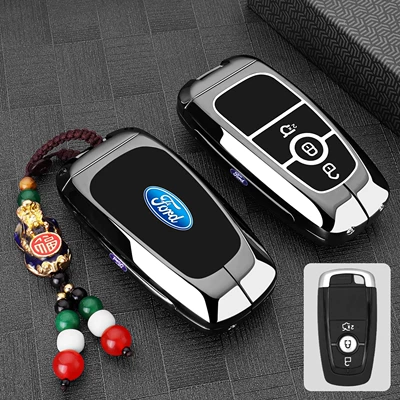 Static Rod/Key Bag L Key Covers Edge Mondeo - model-a-mondeo-gun-black-temperature-controlled-color-changing-pixiu-pendant