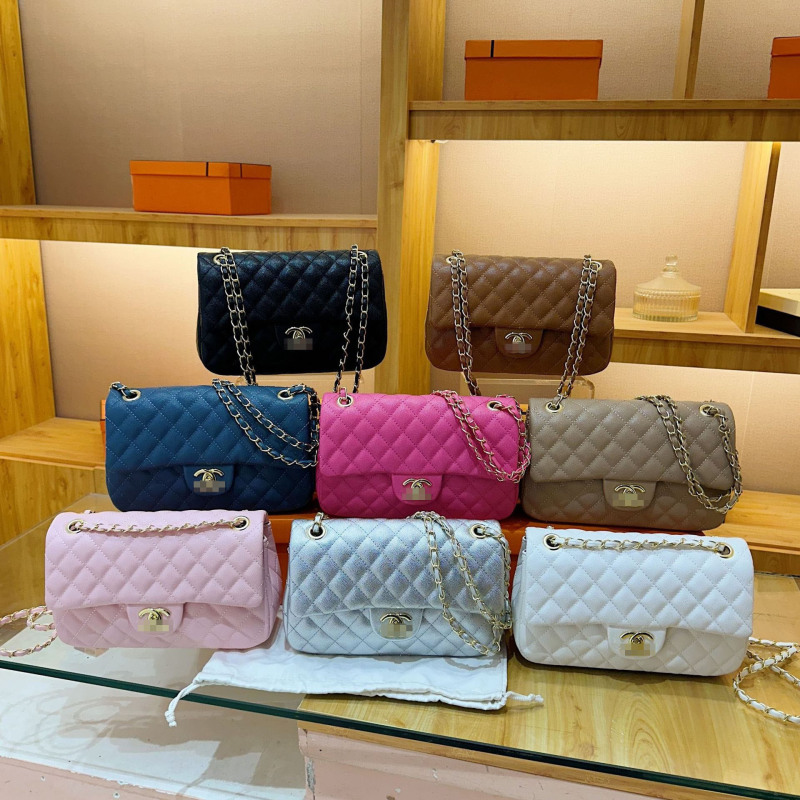 跨境菱格绣线斜挎包2025新款时尚小方包潮搭质感大容量单肩包Bags|undefined