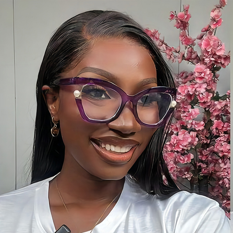 65g Weight Full rim frame Glasses Structure Glasses Classification PC Lens Material Casual, Holiday, Outdoor Occasion Geometric Pattern Women's Gender Y2K, IG Style Style Y2K IG Style Geometric PC Full Rim Frame Optical Glasses 3