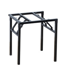 8E7Q可伸缩桌腿可调节支架折叠简约铁桌脚架子桌子腿餐桌脚架折叠
