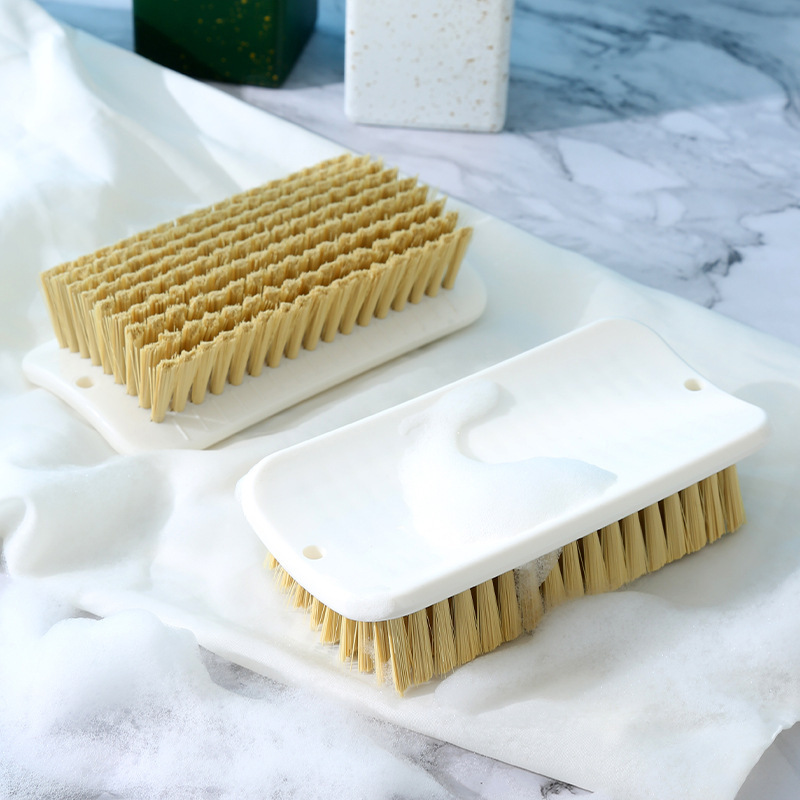 大型クリーニングブラシ、洗濯ブラシ、ボードブラシ、柔らかい毛の家庭用プラスチック靴ブラシ、多機能家庭用衣類を傷つけない洗濯ブラシ|undefined