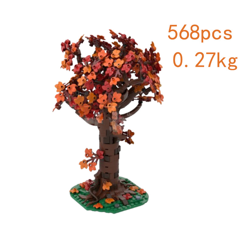 Building Block Tree Toy Model Small Particle Construction Set_voghion.com