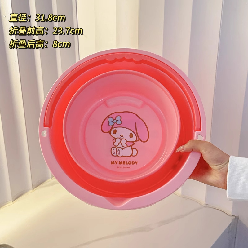 멜로디 대형 [10L] 접이식 물통 - 프리후크